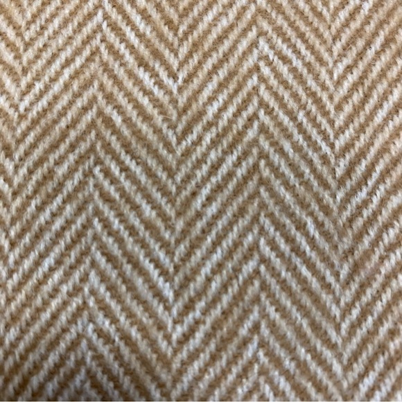 CAMEL brown Ivory light cream soft unisex fall winter scarf🔥 - Picture 5 of 8